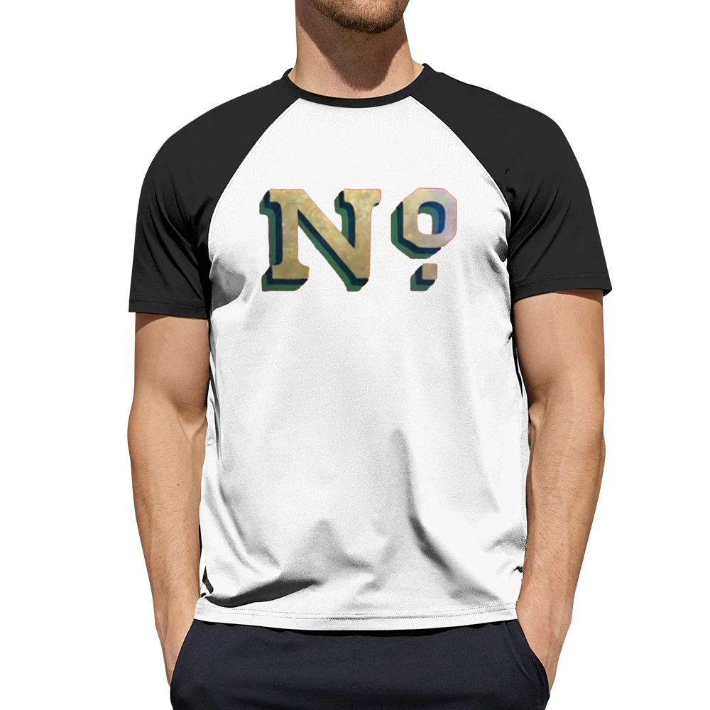 No Just No word text Men Short Sleeve T-Shirt