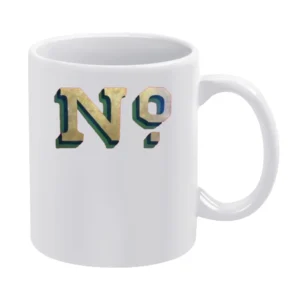 No Just No word text White Mug