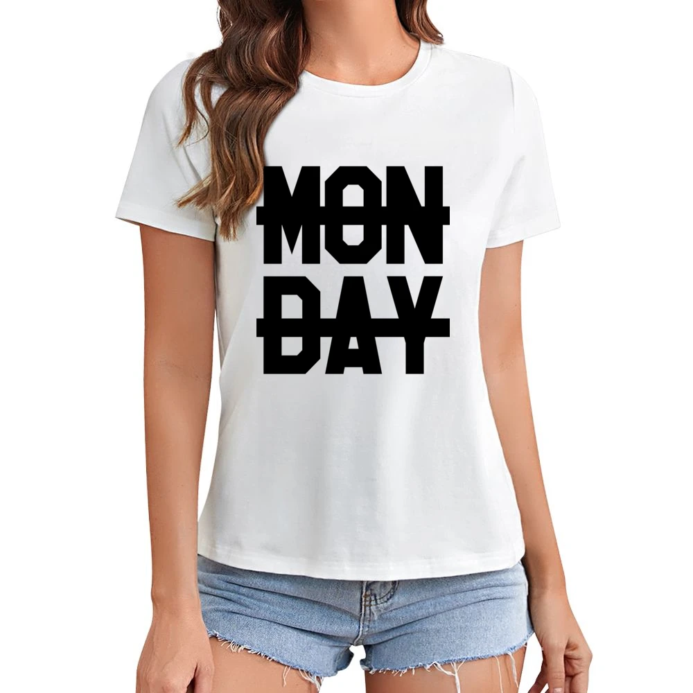 No Monday Sucks Crossed Out Niall Horan Popular Graphic Asian Size Women Ladies T-shirt