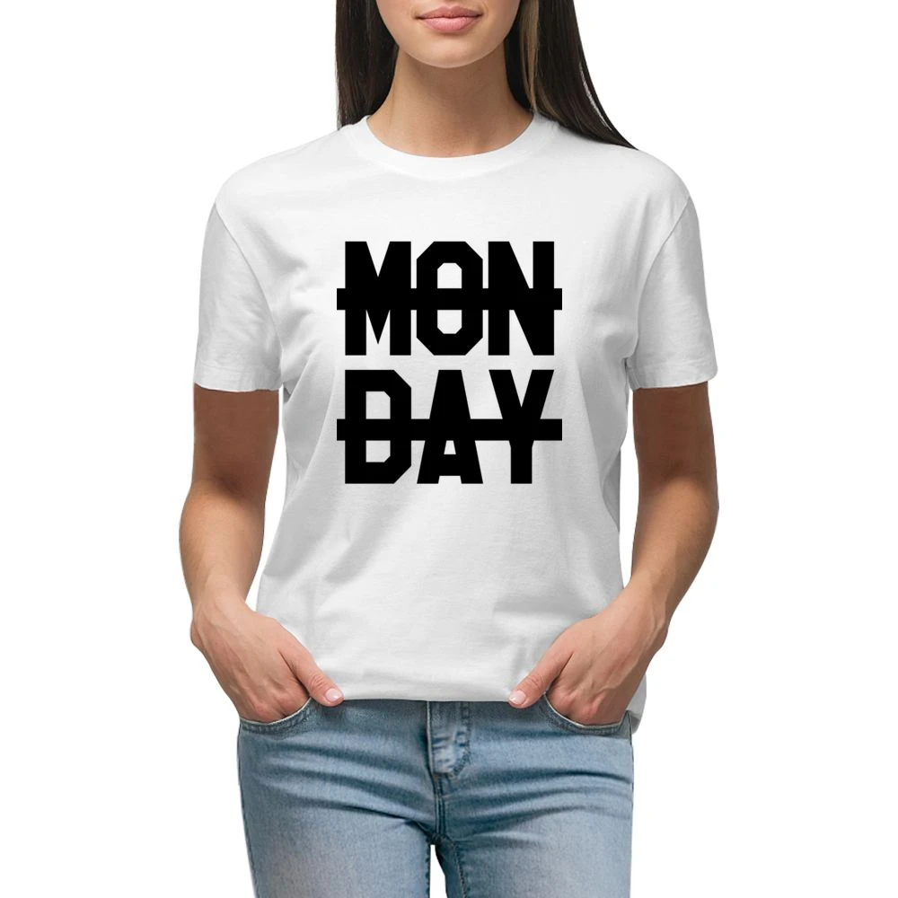 No Monday Sucks Crossed Out Niall Horan Popular Graphic Premium Women Ladies T-shirt