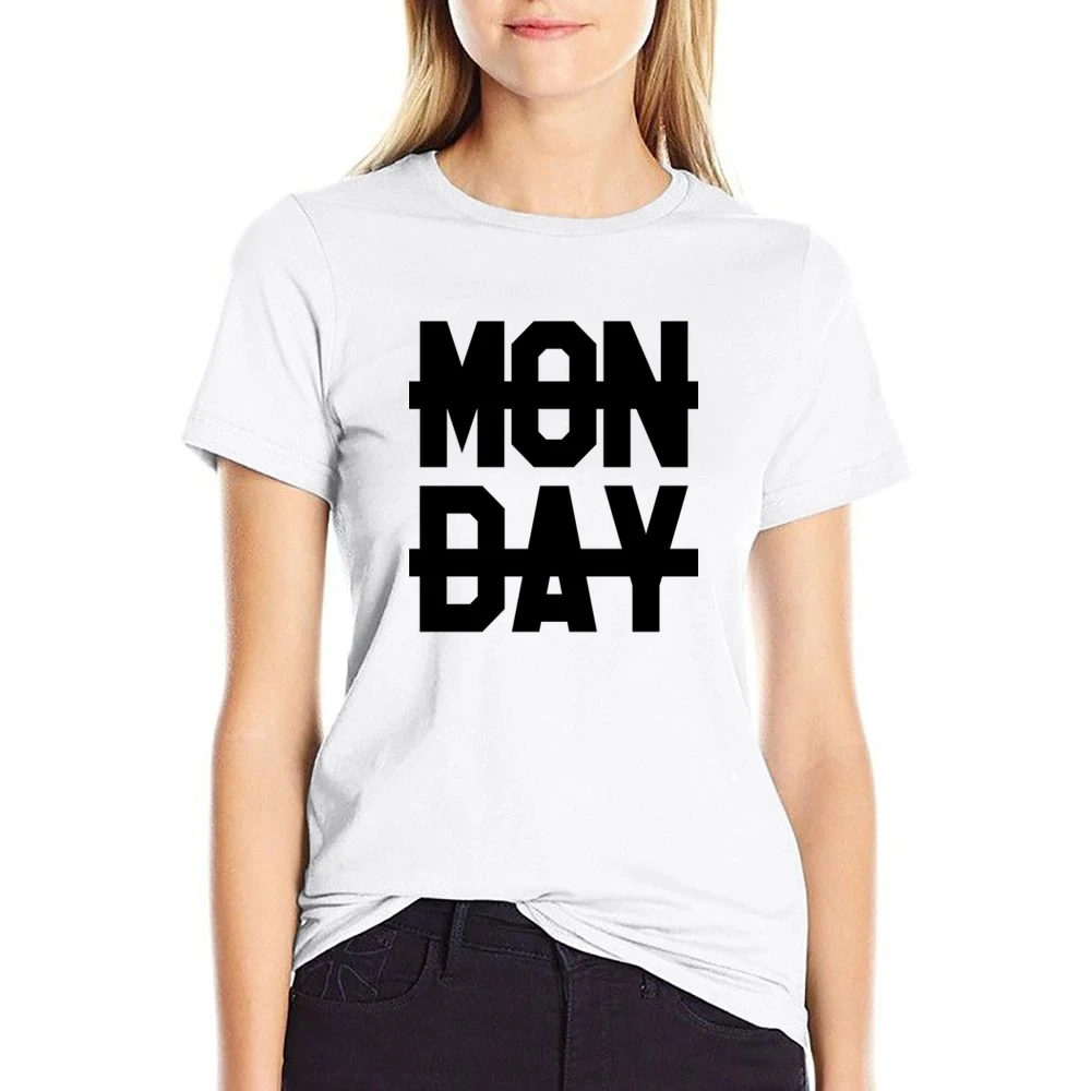 No Monday Sucks Crossed Out Niall Horan Popular Graphic US Size Women Ladies T-shirt