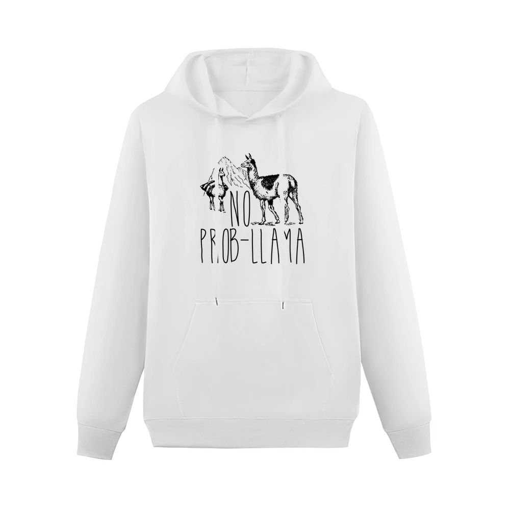 No Prob Llama Funny No Problem Graphic Tee Shirt Men Hoodie With Pocket