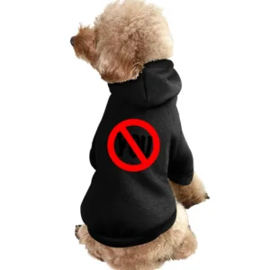 No You Funny Crossed Out Graphic Tee Shirt Pet Apparel Clothes