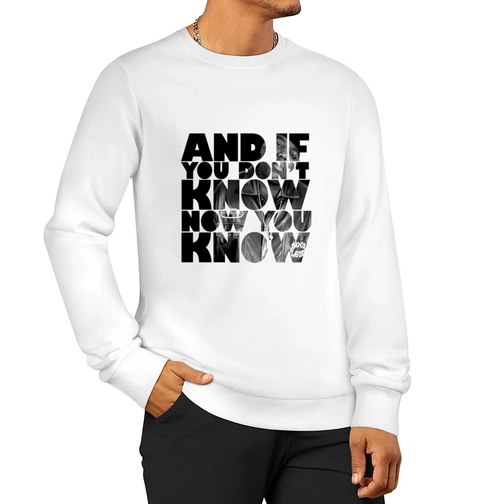 Now you Know- Biggie Tshirt Men Pullover Sweatshirt