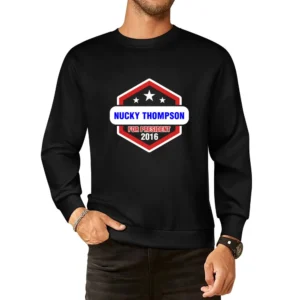 Nucky Thompson For President 2016 Boardwalk Empire TV Show European Size Pullover Sweater
