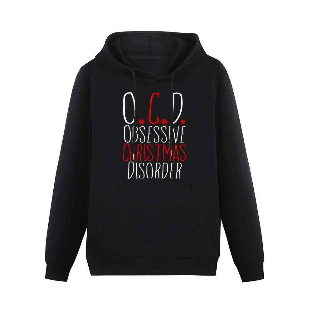 OCD Obsessive Christmas Disorder Fun Holiday Lover Men Hoodie With Pocket