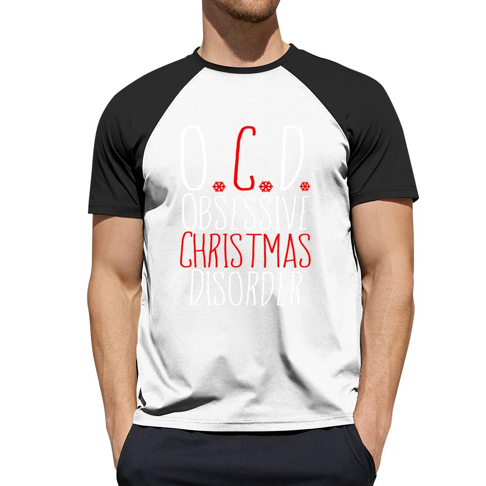 OCD Obsessive Christmas Disorder Fun Holiday Lover Men Short Sleeve T-Shirt