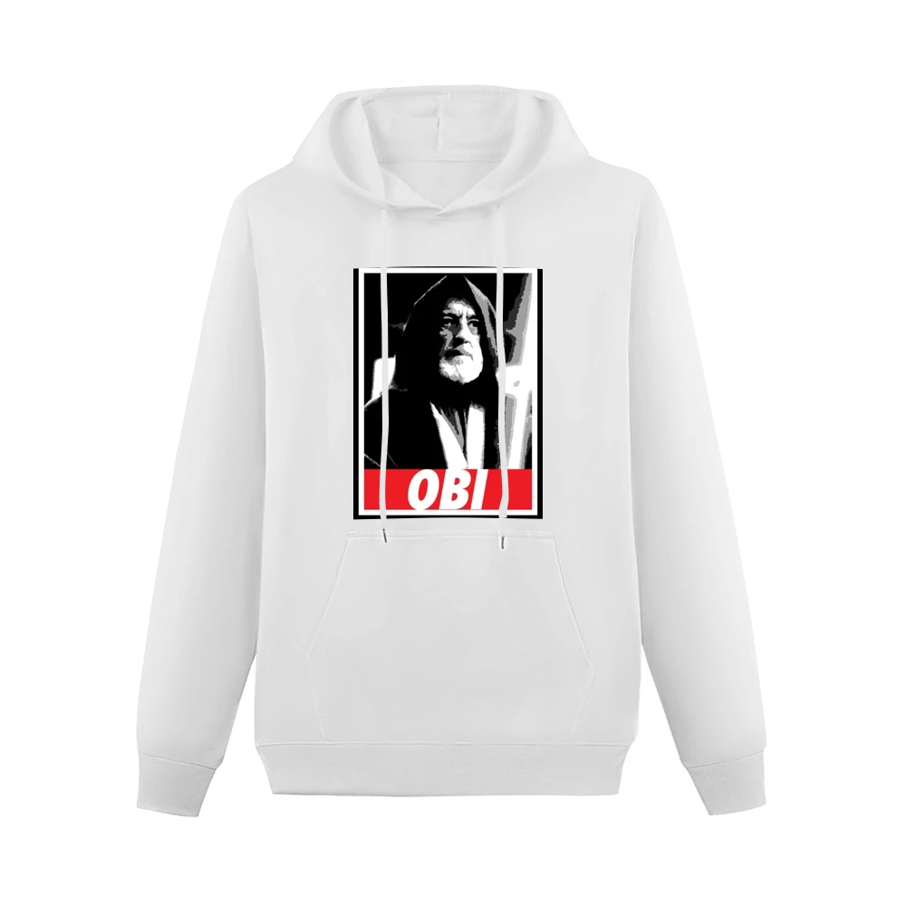 Obi Wan Kenobi Funny Star Wars Obey Parody Movie Men Hoodie With Pocket