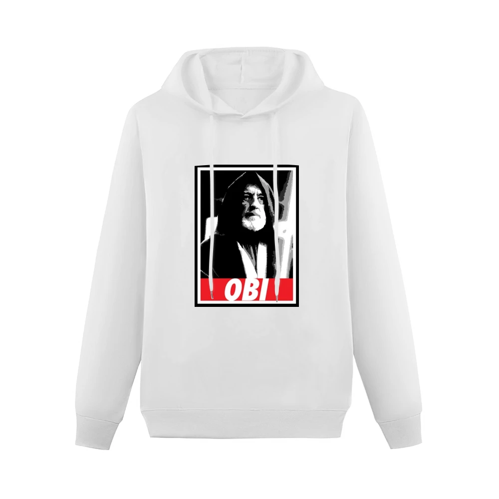Obi Wan Kenobi Funny Star Wars Obey Parody Movie Men Hoodie Without Pocket