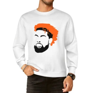 Odell Beckham Jr Obj Cleveland Football Trade Big Head Fan European Size Pullover Sweater