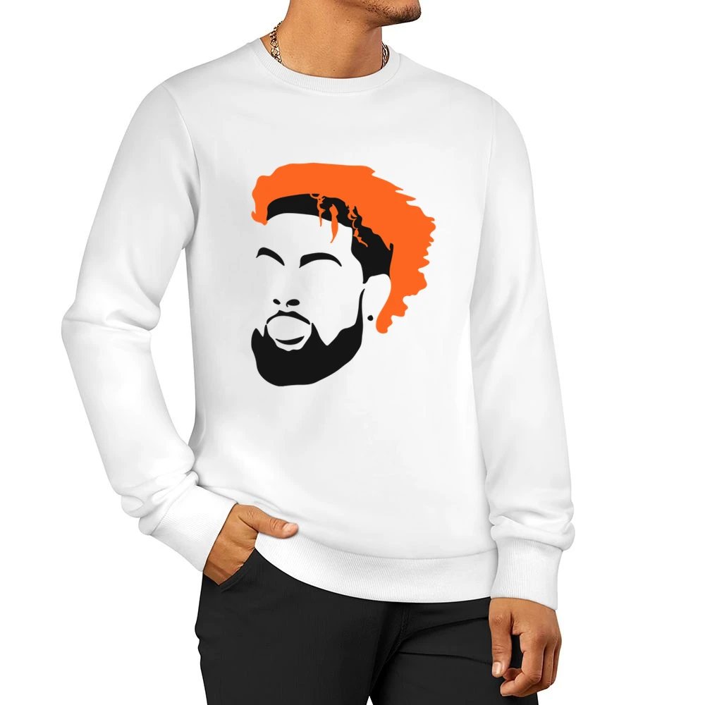Odell Beckham Jr Obj Cleveland Football Trade Big Head Fan Phone Case Men Pullover Sweatshirt
