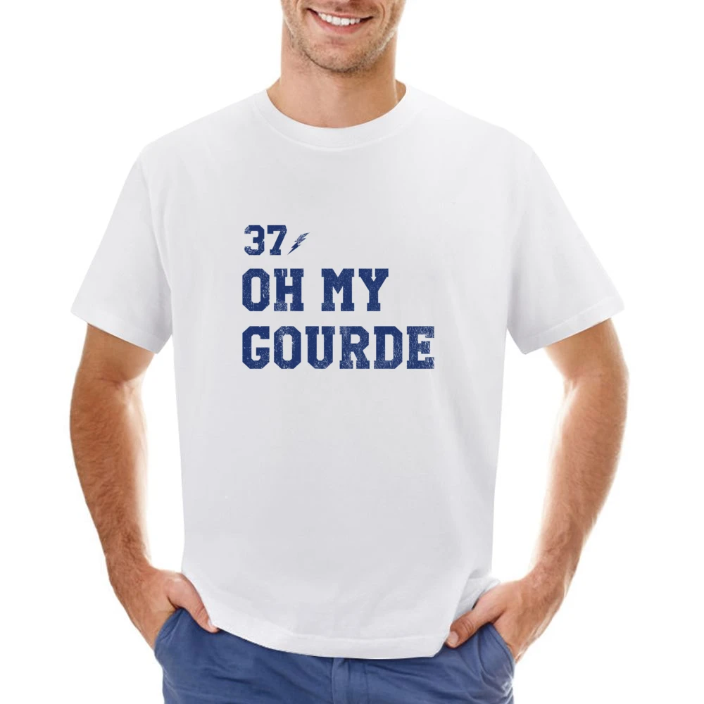 Oh My Gourde Tampa Bay Yanni Gourde Hockey Fan Asian Size Men T-Shirt