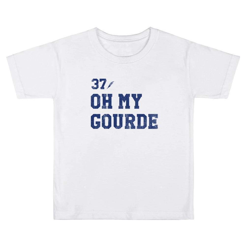 Oh My Gourde Tampa Bay Yanni Gourde Hockey Fan Kids Boys Girls T-Shirt