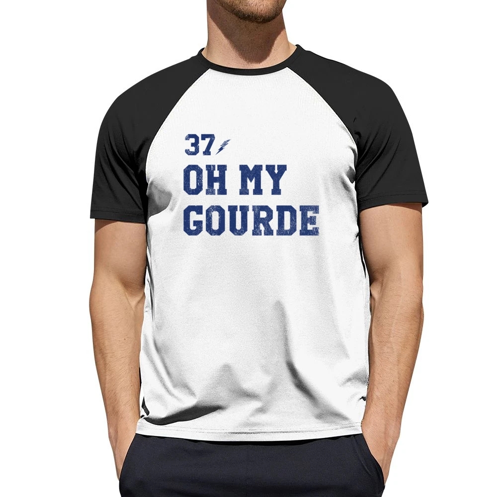 Oh My Gourde Tampa Bay Yanni Gourde Hockey Fan Men Short Sleeve T-Shirt