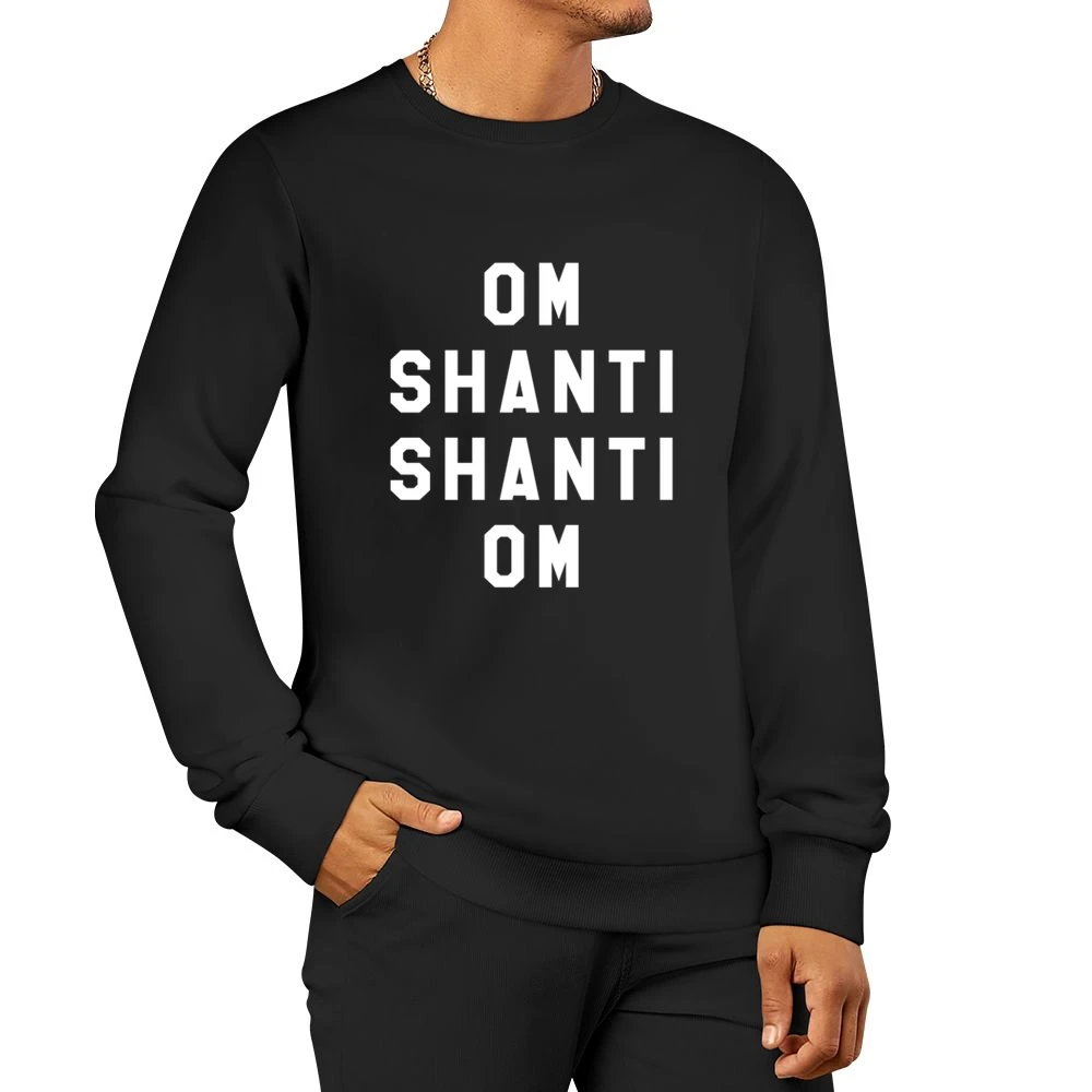 Om Shanti Shanti Om Popular Miley Cyrus Celebrity Style Graphic Tank T Men Pullover Sweatshirt