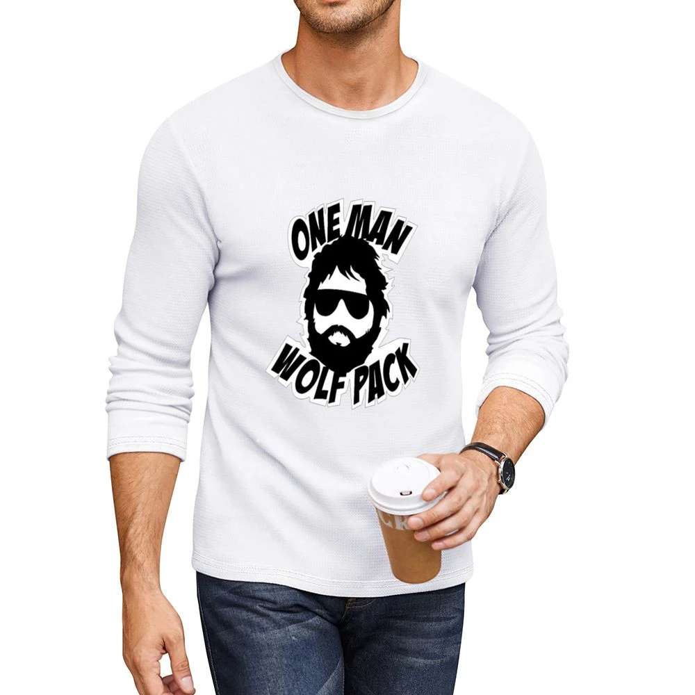 One Man Wolf Pack Hangover Tshirt (all Styles And Sizes Available) Men CrewNeck Long Sleeve T-Shirt