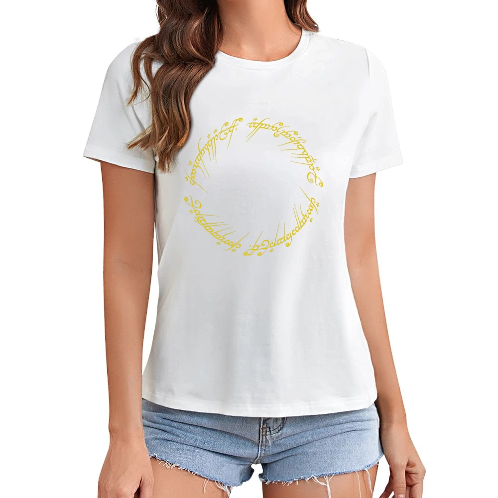 One Ring Tolkien Lord of the ring Asian Size Women Ladies T-shirt