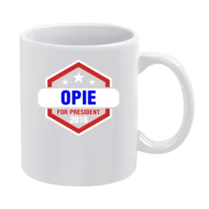 Opie For President 2016 Sons of Anarchy TV Show White Mug