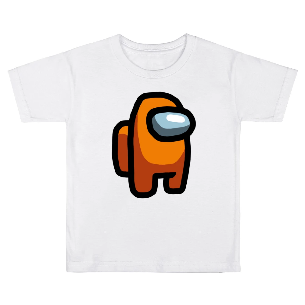 Orange Suspect Fun Video Game Fan Kids Boys Girls T-Shirt