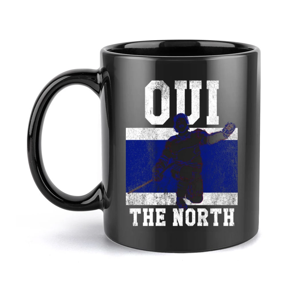Oui The North Caufield Montreal Habs Hockey Fan Graphic Black Mug