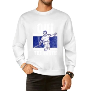 Oui The North Caufield Montreal Habs Hockey Fan Graphic European Size Pullover Sweater