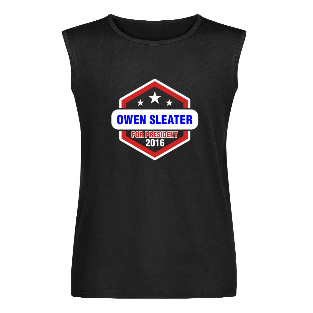 Owen Sleater For President 2016 Boardwalk Empire TV Show Men Sleeveless T-Shirt
