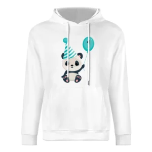 Panda Baby First Birthday Shirt European Size Men Hoodie