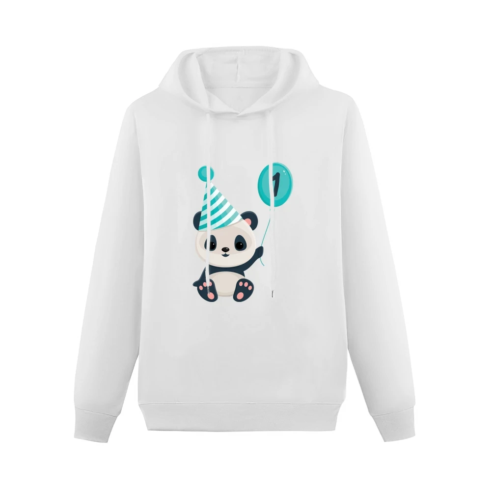 Panda Baby First Birthday Shirt Men Hoodie Without Pocket