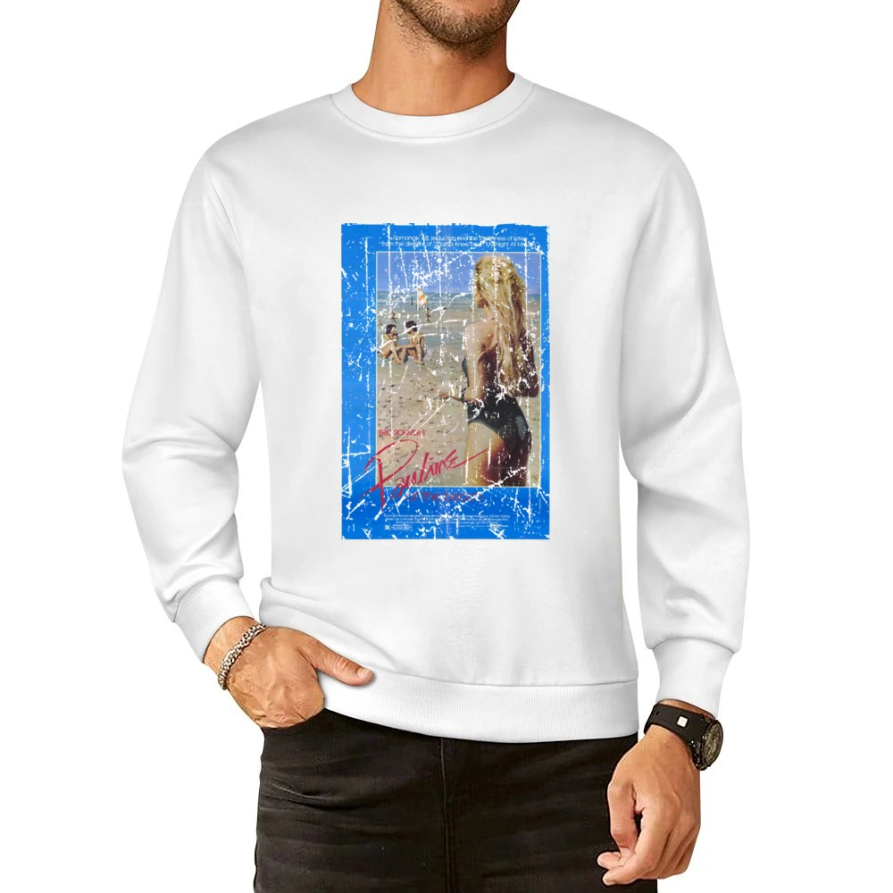 Pauline At The Beach Movie Poster Retro Aged Look European Size Pullover Sweater