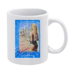 Pauline At The Beach Movie Poster Retro Aged Look White Mug