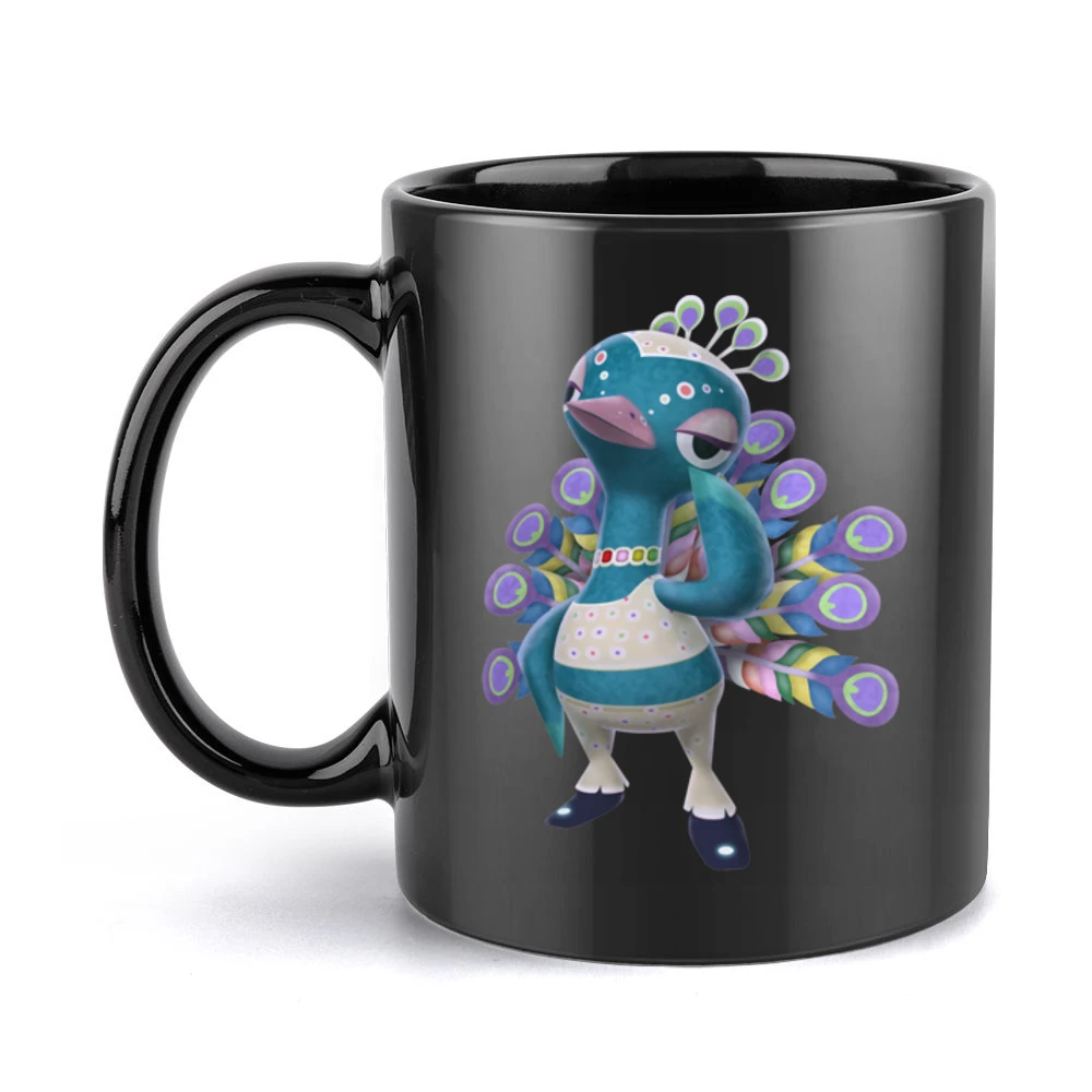 Pave From Animal Crossing Nintendo Character Video Game Black Mug