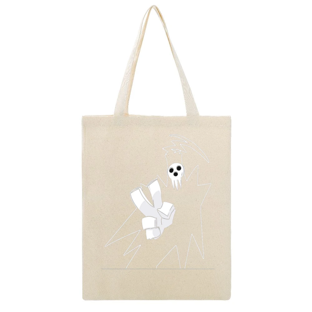 Peace from the reaper - shinigami soul eater manga Beige Canvas Tote Shopping Bag