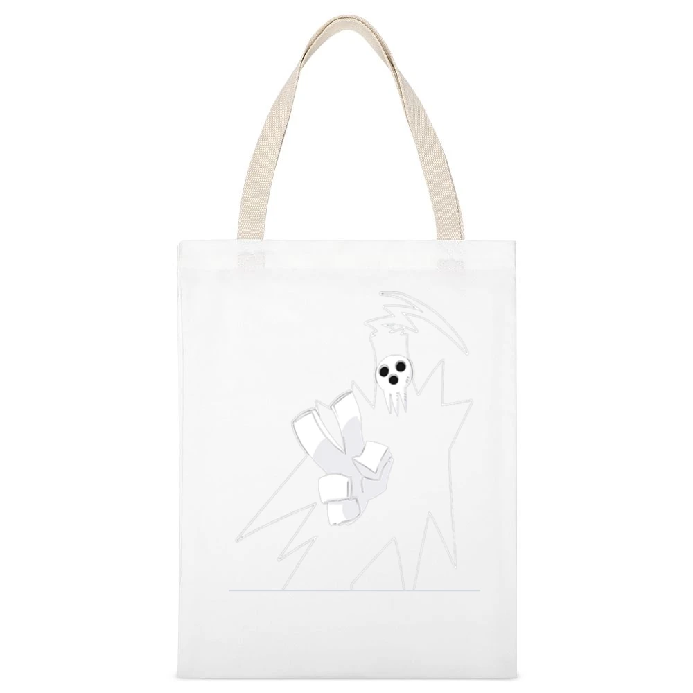 Peace from the reaper - shinigami soul eater manga White Canvas Tote Shopping Bag