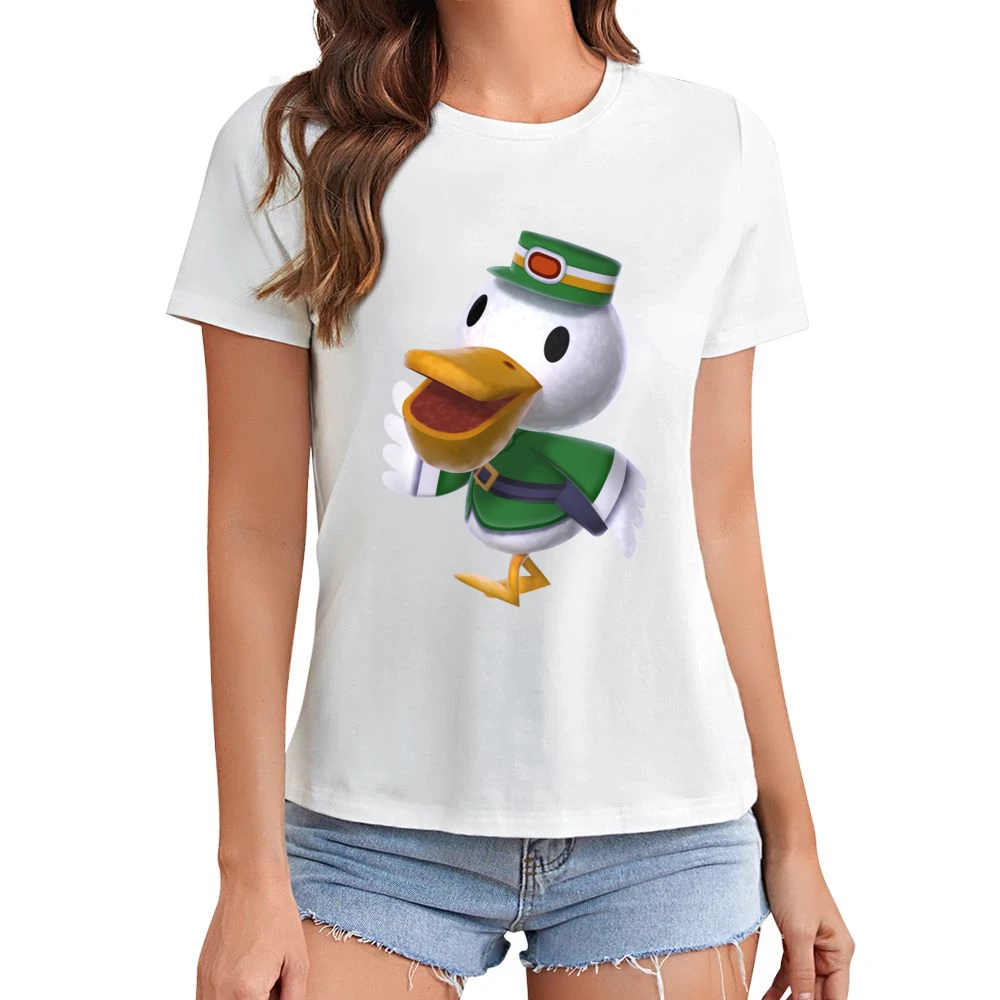 Pete From Animal Crossing Nintendo Character Video Game Asian Size Women Ladies T-shirt