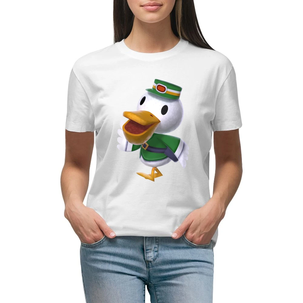 Pete From Animal Crossing Nintendo Character Video Game Premium Women Ladies T-shirt