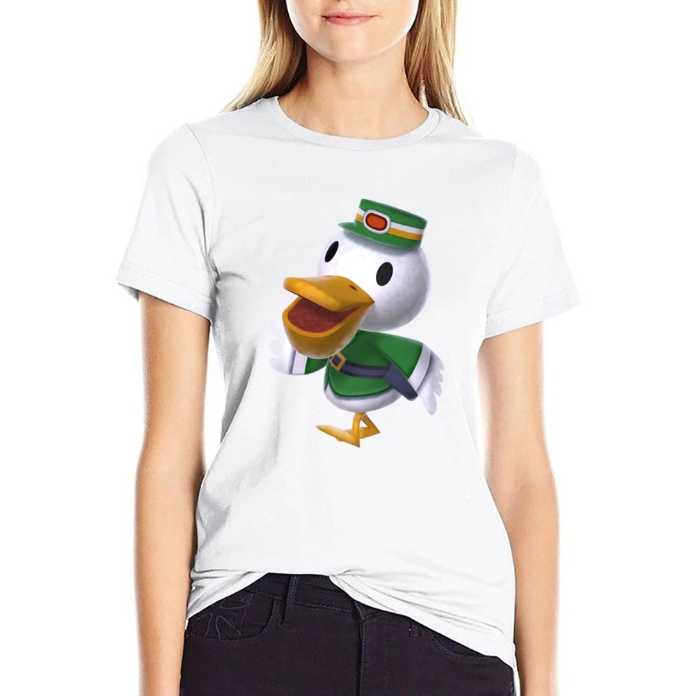 Pete From Animal Crossing Nintendo Character Video Game US Size Women Ladies T-shirt