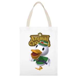 Pete From Animal Crossing Nintendo Video Game Fan White Canvas Tote Shopping Bag