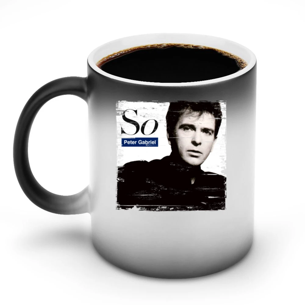 Peter Gabriel So Album Cover Distressed Image Discoloration Mug