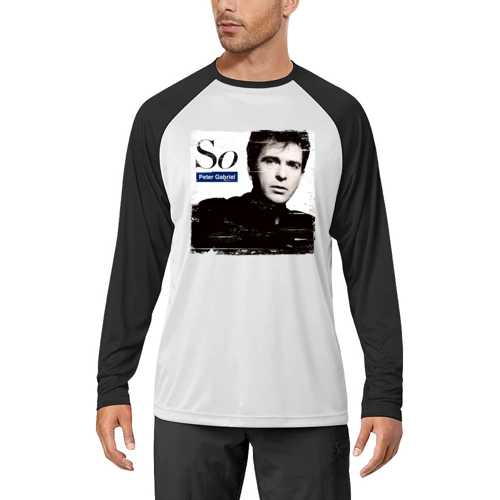 Peter Gabriel So Album Cover Distressed Image Men Long Sleeve T-Shirt