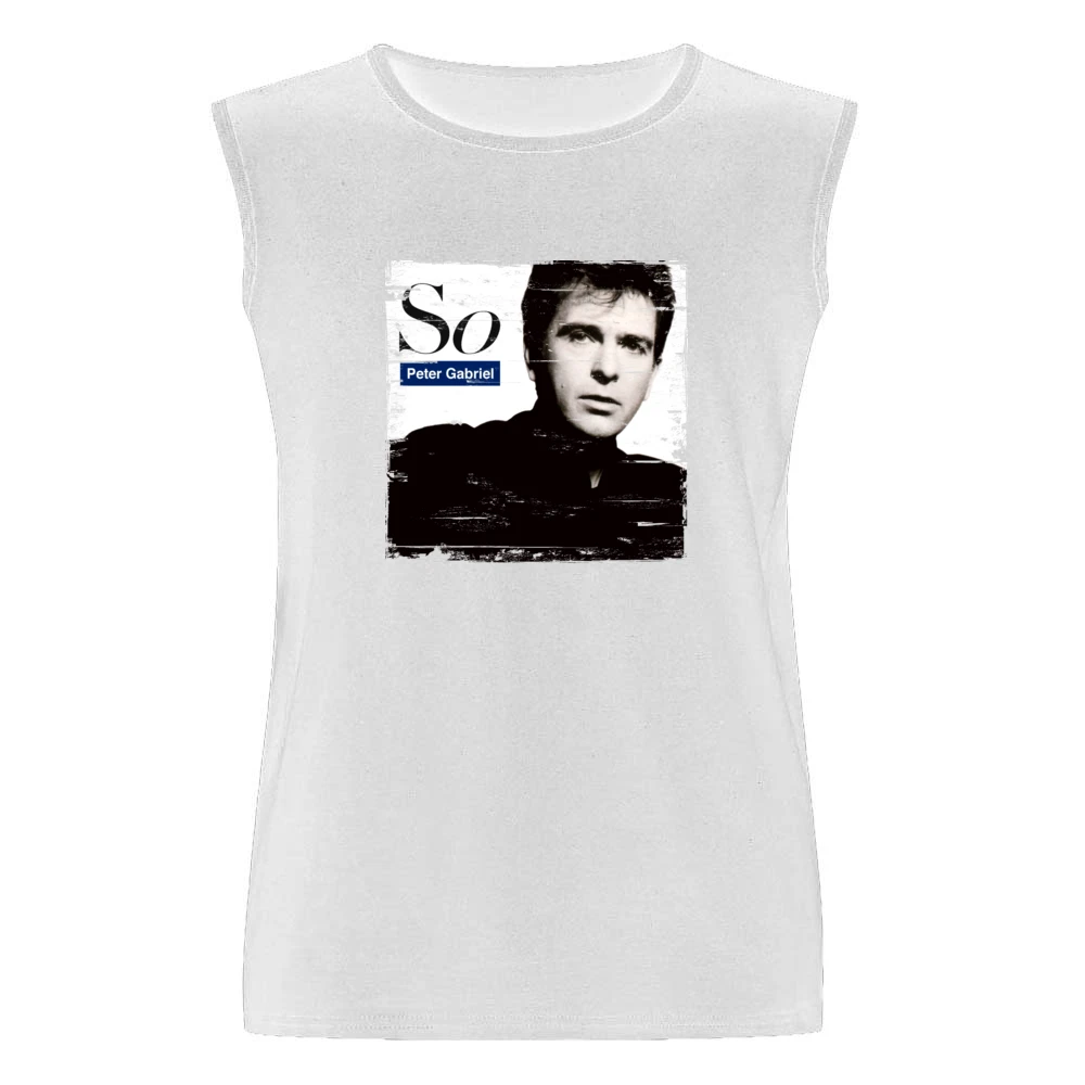 Peter Gabriel So Album Cover Distressed Image Men Sleeveless T-Shirt