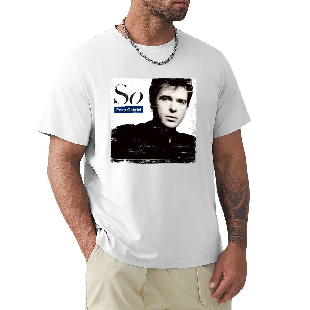 Peter Gabriel So Album Cover Distressed Image Premium Men T-shirt