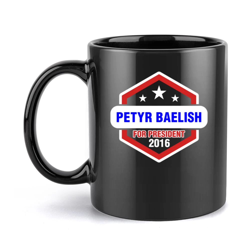 Petyr Baelish For President 2016 Game of Thrones TV Show Black Mug