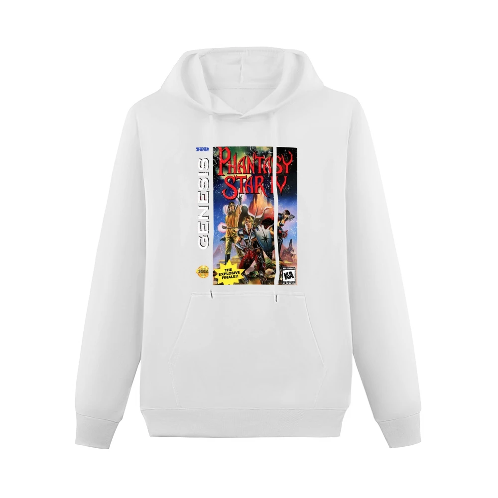 Phantasy Star Iv Sega Genesis Old School Retro Video Game Fan Distress Men Hoodie With Pocket