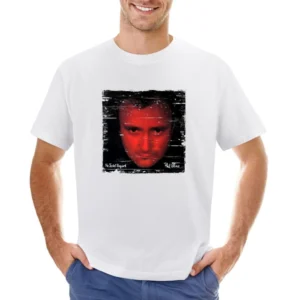 Phil Collins No Jacket Required Album Cover Distressed Image Asian Size Men T-Shirt