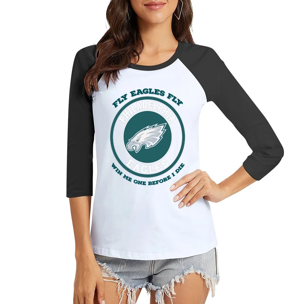 Philadelphia Win Me One Before I Die Women Ladies 3-4 Sleeve T-Shirt