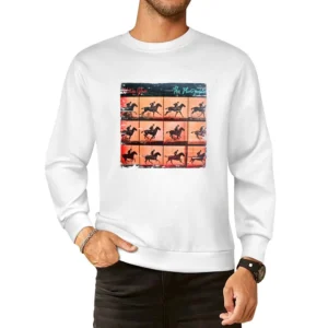 Philip Glass The Photographer Album Cover Distressed Image European Size Pullover Sweater