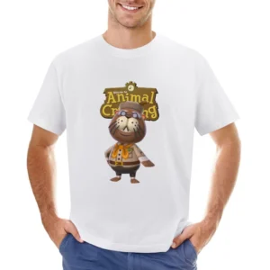 Phineas From Animal Crossing Nintendo Video Game Fan Asian Size Men T-Shirt