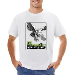 Phoenix Video Game Retro 80s Asian Size Men T-Shirt