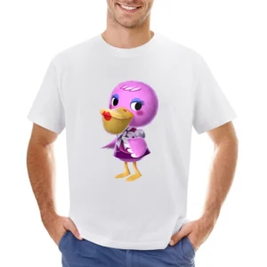 Phyllis From Animal Crossing Nintendo Character Video Game Asian Size Men T-Shirt