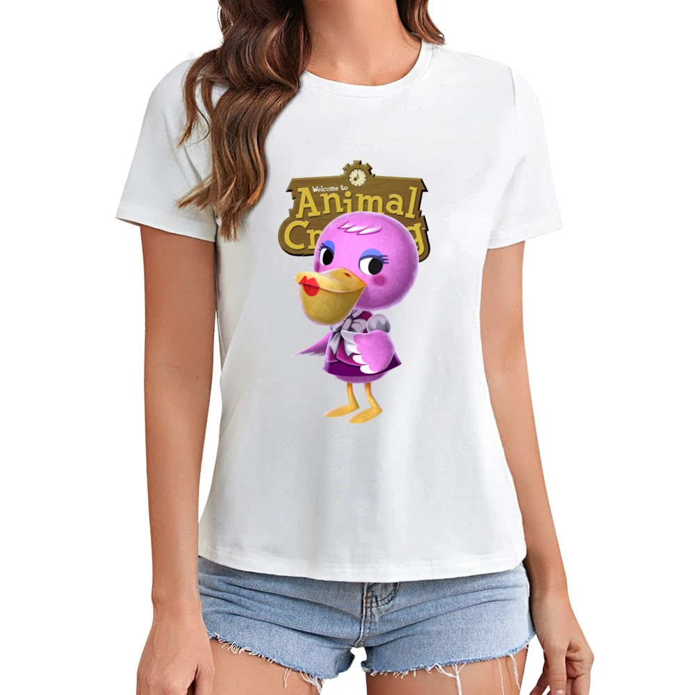 Phyllis From Animal Crossing Nintendo Video Game Fan Asian Size Women Ladies T-shirt